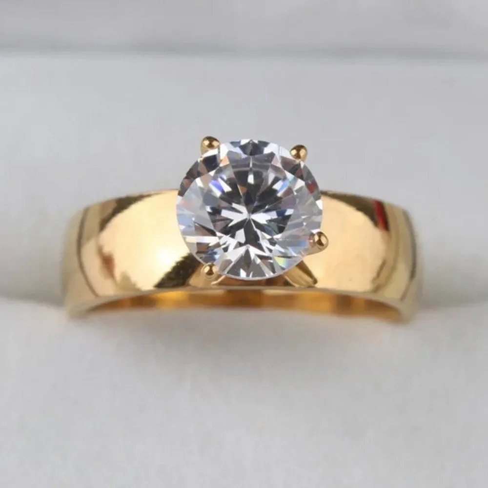 Gold Plated Wedding Ring Size